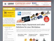 Tablet Screenshot of expresssafety.com.au